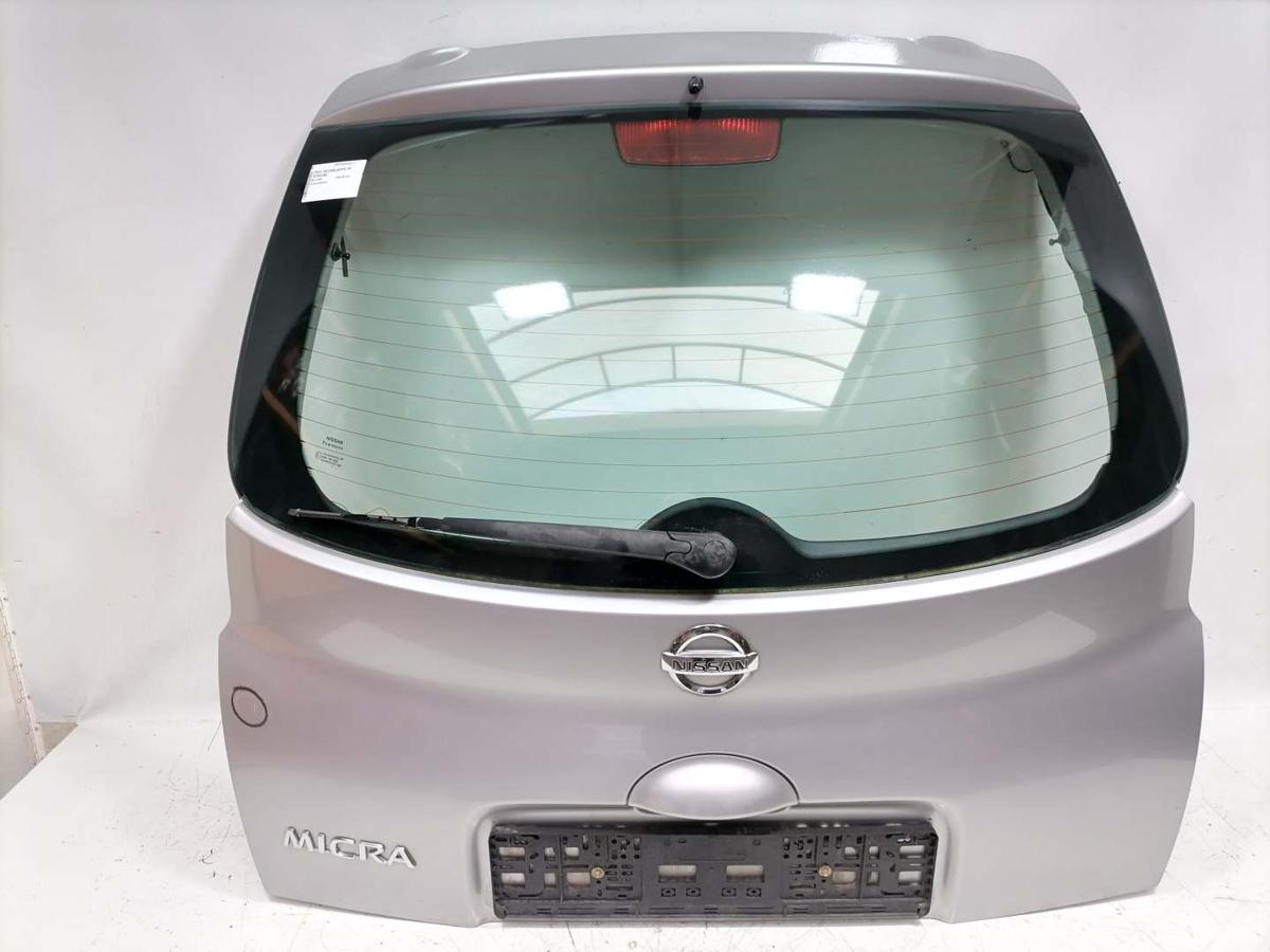 Nissan Micra K12 original Heckklappe mit Heckscheibe Graumetallic Bj.2005